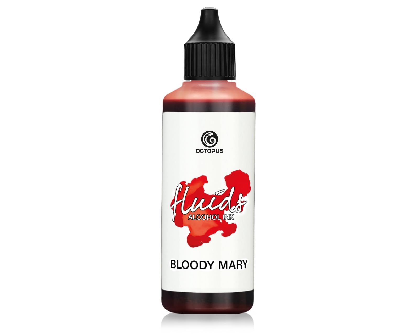 100 ml Fluids Alcohol Ink Bloody Mary for Fluid Art and Resin, red