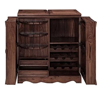 Inhouz INHZ0859(WL) Bar Cabinet (Brown)