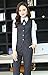 LISUEYNE Women's Three Pieces Office Lady Stripe Blazer Business Suit Set Women Suits Work Skirt/Pant,Vest Jacket