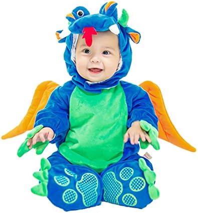 Boleyn Baby Cute Dragon Costumes Infant Dinasour Jumpsuit Casual Clothes (Medium (Fit 66-76cm Height))