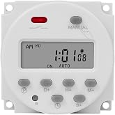 CN101S 1 Second Interval 110V Digital LCD Timer Switch 7 Days Weekly Practical Programmable Time Relay Programmer