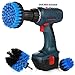 Drill Attachment Power Scrubber – Turbo Scrub Kit of 3 Scrubbing Brushes – All Purpose Shower Door, Bathtub, Toilet, Tile, Grout, Rim, Floor, Carpet, Bathroom and Kitchen Surfaces Cleaner 2