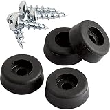 3/4" Rubber Bumpers, Pack of 4
