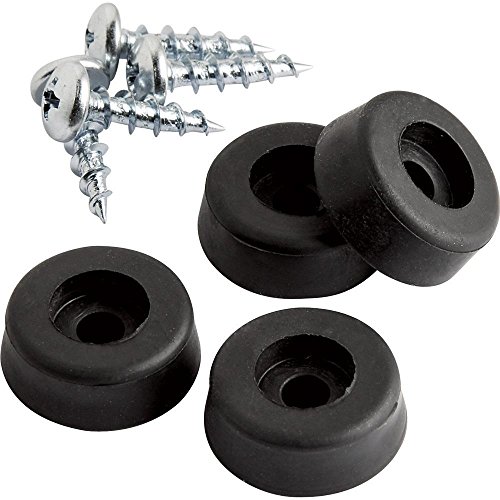 3/4" Rubber Bumpers, Pack of 4