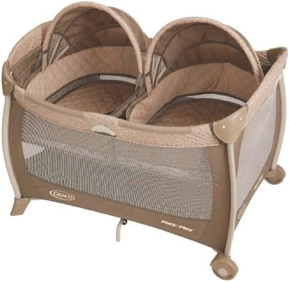 graco double bassinet pack n play