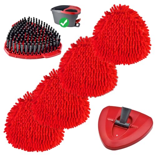 Chenille Duster Mop Heads Set for Ocedar Easywring 1 Tank Spin Mop System at Amazon