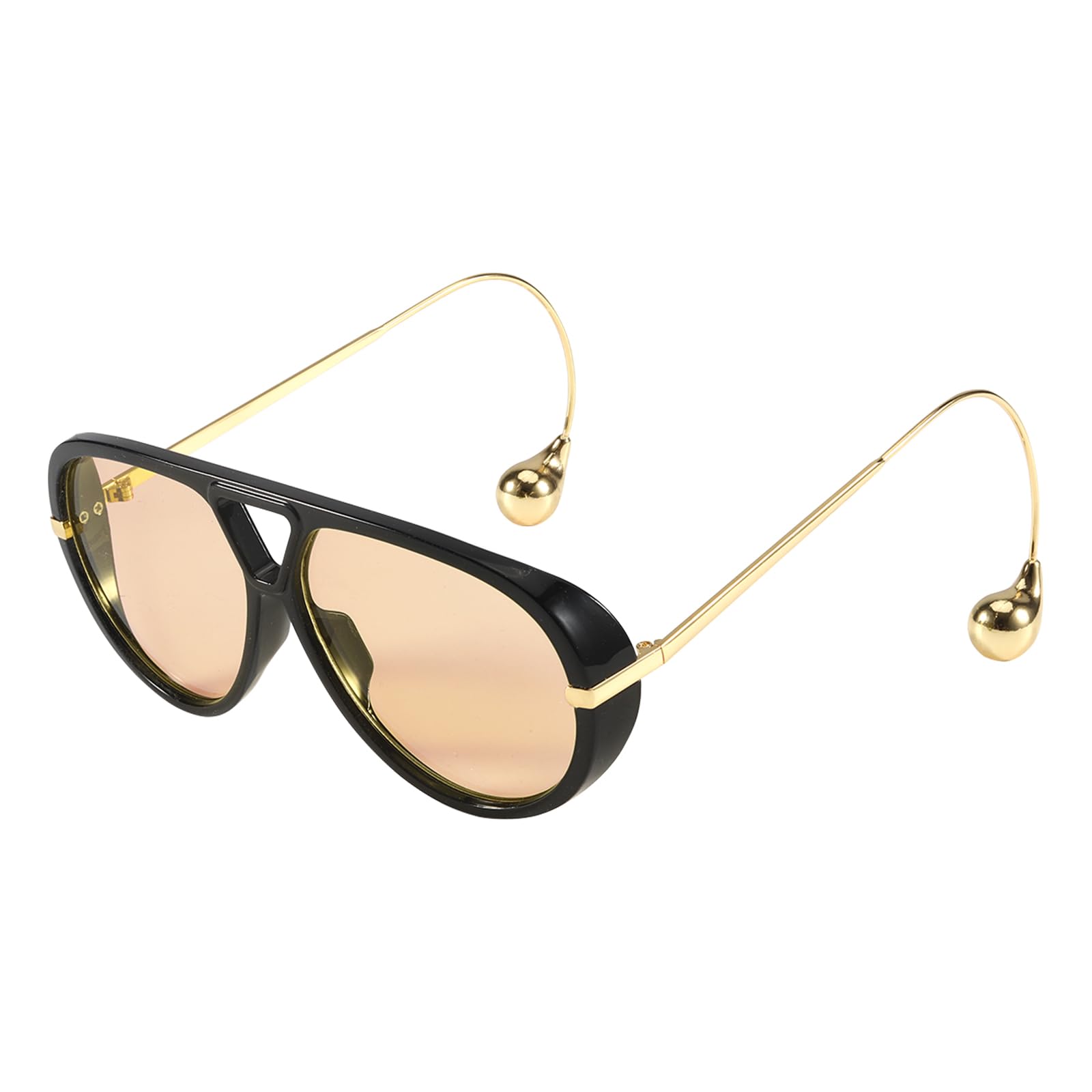 Photo 1 of SODQW Oversized Aviator Sunglasses for Women With Earring Trendy Large Big 2025 Designer Shades Adjustable Temples