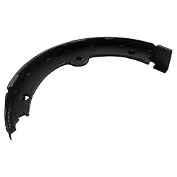 TRQ Rear Parking Brake Shoe Set Compatible with