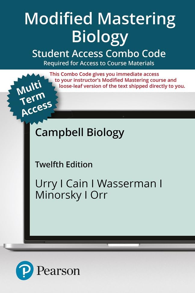 Amazon.com: Modified Mastering Biology with Pearson eText - Access