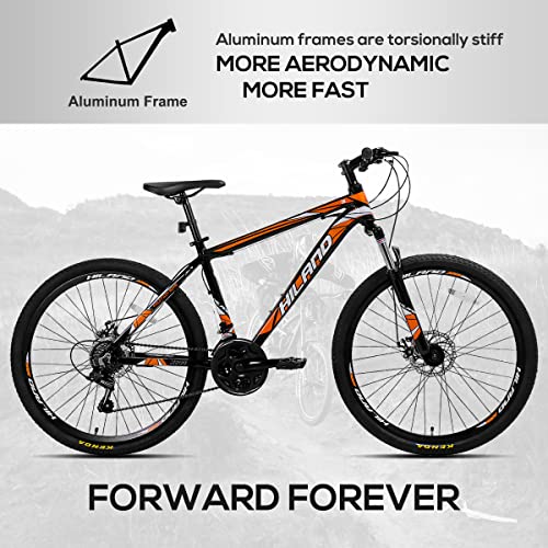 Hiland 26 Inch Mountain Bike Aluminum MTB Bicycle with 17 Inch Frame