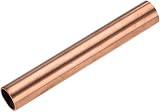 Sourcing Map Copper Round Tube 15mm OD 1mm Wall 100mm Length