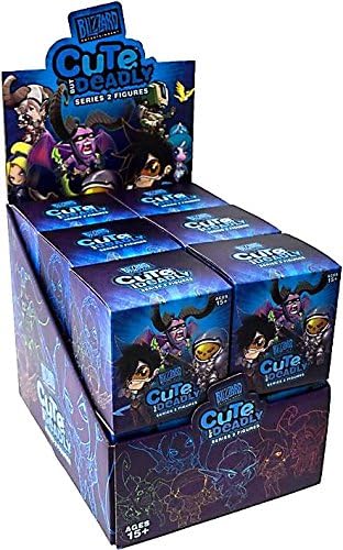 Cute But Deadly Series 2 Vinyl Figure Blind Box Master Case of 12 Contains: 12 Random figures from Overwatch , Diablo , World Of Warcraft or Starcraft