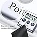 Poit Stainless Steel Digital Cooking Kitchen Timer with Super Strong Magnetic Back and Retractable Stand - Upgrade Release