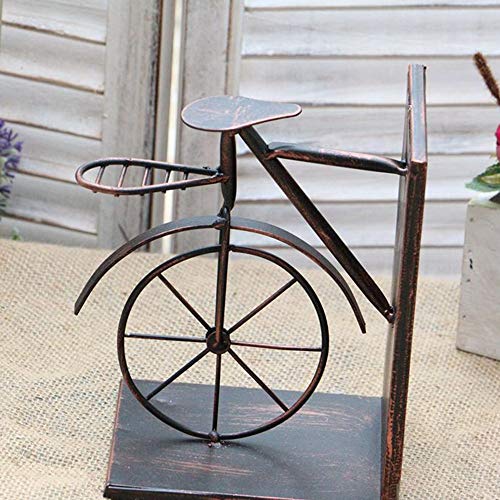 MQW American Country Personality Iron Bicycle Book Holder Book Stand Decoration Home Decoration 29 22 (cm) Delicate and Beautiful
