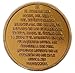Santa Muerte Medallion Gold Chip Coin Pocket Patron