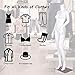 Giantex Headless Female Mannequin Plastic Realistic Display Dress Form Full w/Base White