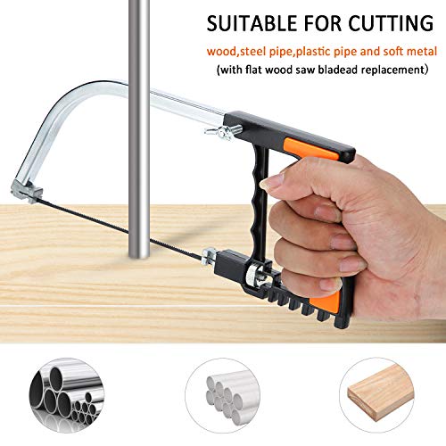 SOLUDE Heim-Werkzeug-Sets, 95 Teile Bügelsäge, allgemeine Haushalts-Handwerkzeug-Kits mit Kunststoff-Werkzeugkoffer. – Bild 4