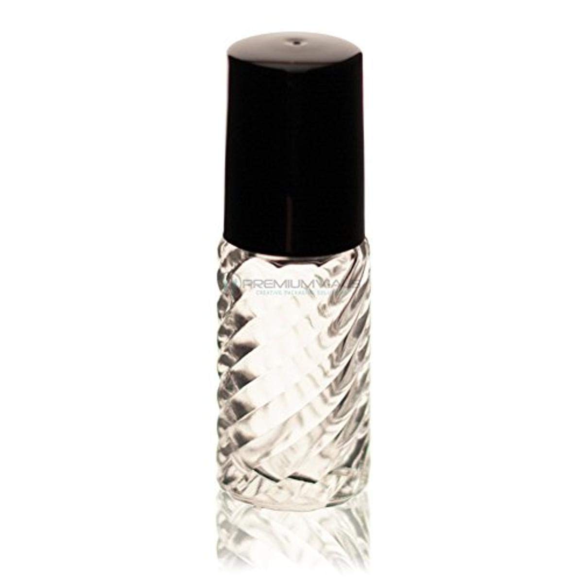 Premium Vials SRRCBC05ml25-ZT Clear Swirl
