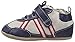 Robeez Boys' Joggin Sneaker, Jogging Josh Navy, 12-18 Months M US Infant