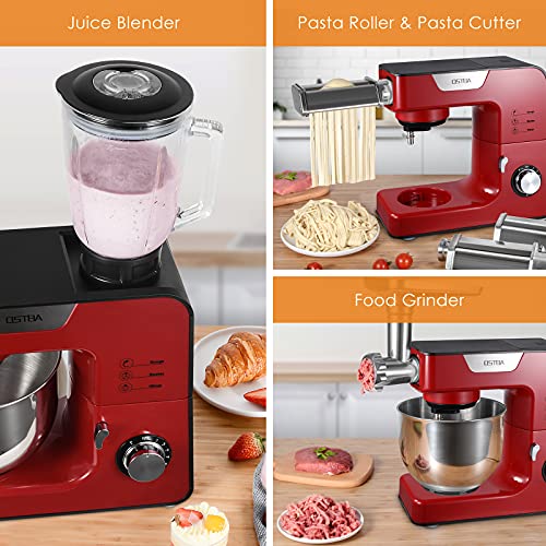 Stand Mixer, OSTBA 550W 8 Speeds 5.5QT Electric Kitchen Mixer, Dough