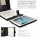 Cooper FolderTab [Padfolio Tablet Case with Notepad] for iPad Mini 3 2 1 | Business Executive Organizer Notebook Card Pockets (Black)