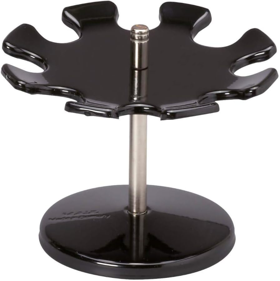 MAUL Round Version 8 Stamps Premium Stamp Holder Metal Stamp Rack - Black
