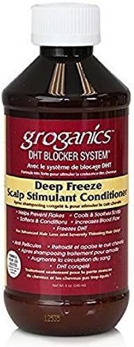 Groganics Deep Freeze Scalp Stimulant Conditioner, 8 oz (Pack of 6)