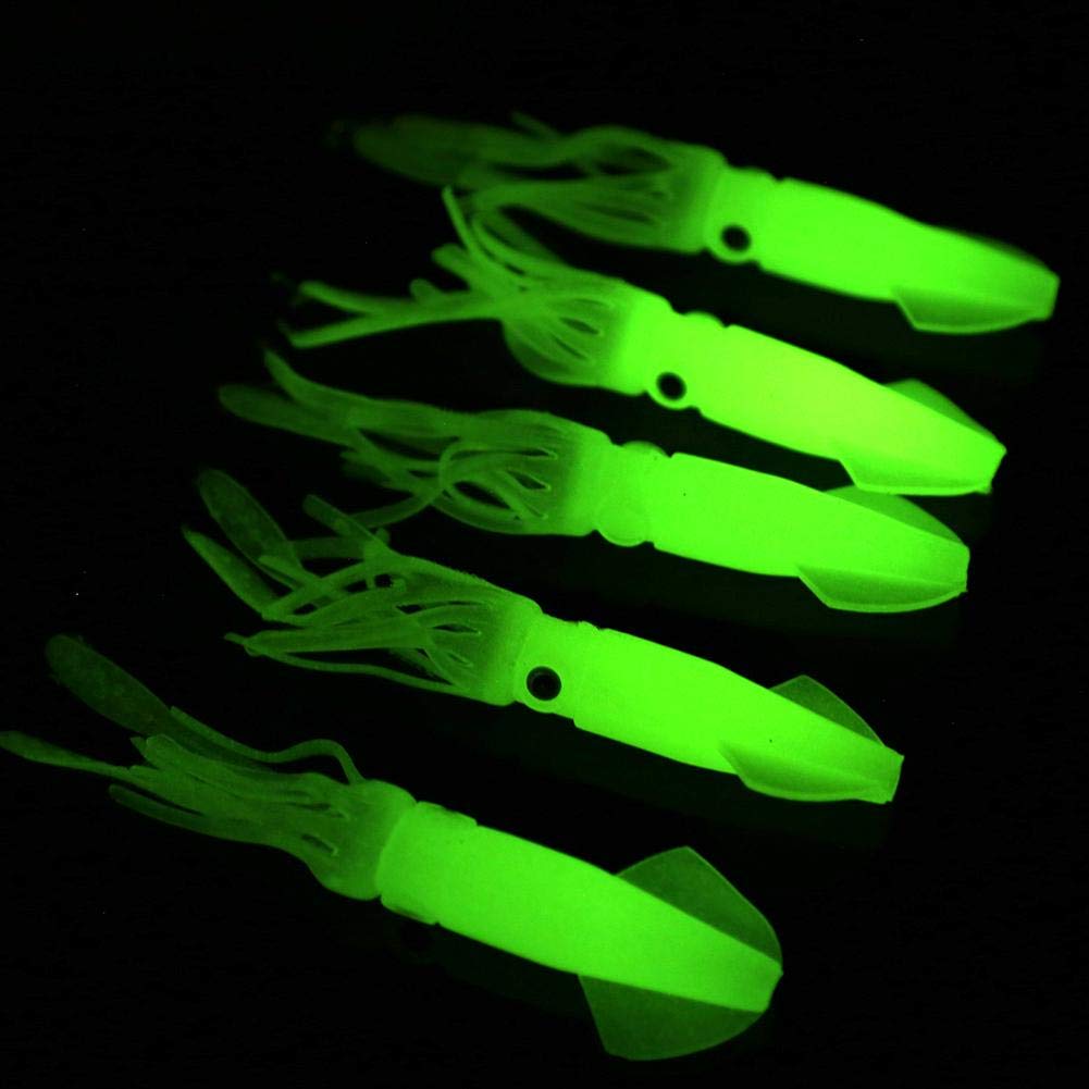 LZKW Squid Lures - Luminous Fishing Trolling Device
