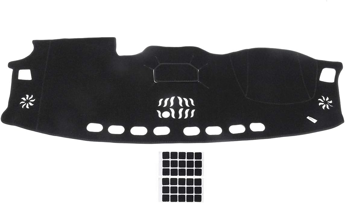 Wooya Car Black Dashboard Panel Mat Non-slip Sun Shade Pad Carpet For 2014-2017 TOYOTA TUNDRA