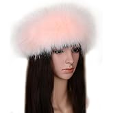 ZOSCGJMY Faux Fur Headband for Women Winter Hat Earwarmer Warm Cap