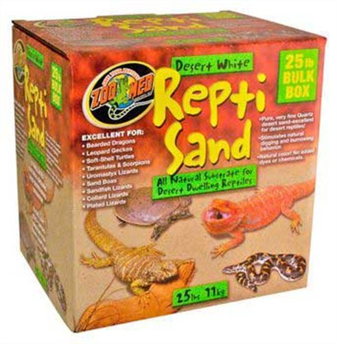 Zoo Med ReptiSand Desert, 25 Pounds, White