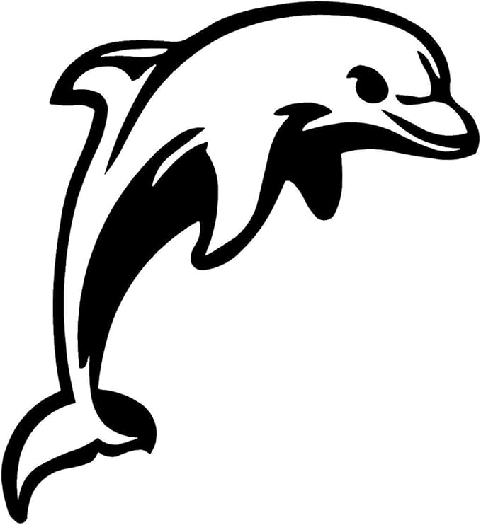 Дельфин векторный рисунок