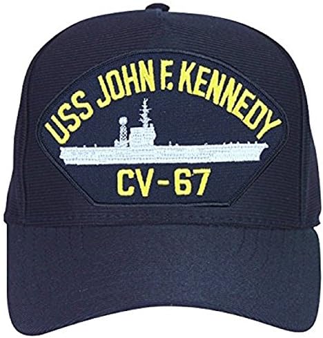 USS Nimitz CVN-68 Baseball Cap. Navy Blue. Made in USA at Amazon