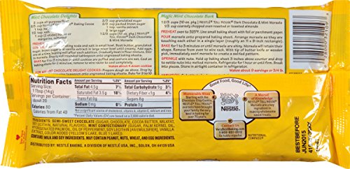 Nestle Toll House Dark Chocolate and Mint Morsels, 10 Ounce