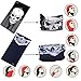 FAYBOX 6pcs Magic Wide Wicking Headbands Outdoor Headwear Bandana Sports Scarf Tube UV Face Mask for Workout Yoga Running Hiking Riding Motorcycling