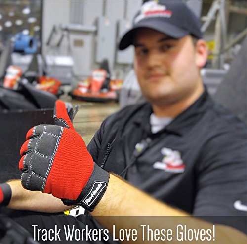 MECHANIC GLOVES For Working On Cars - Work Safety Gloves Protect Fingers And Hands - Large Size Fits Most Men, 1 Pair - Thumbnail 5