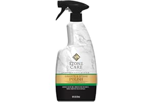 Stone Care International Granite Stone Polish - 24 Ounce - for Granite Marble Soapstone Quartz Quartzite Slate Limestone Corian Laminate Tile Countertop