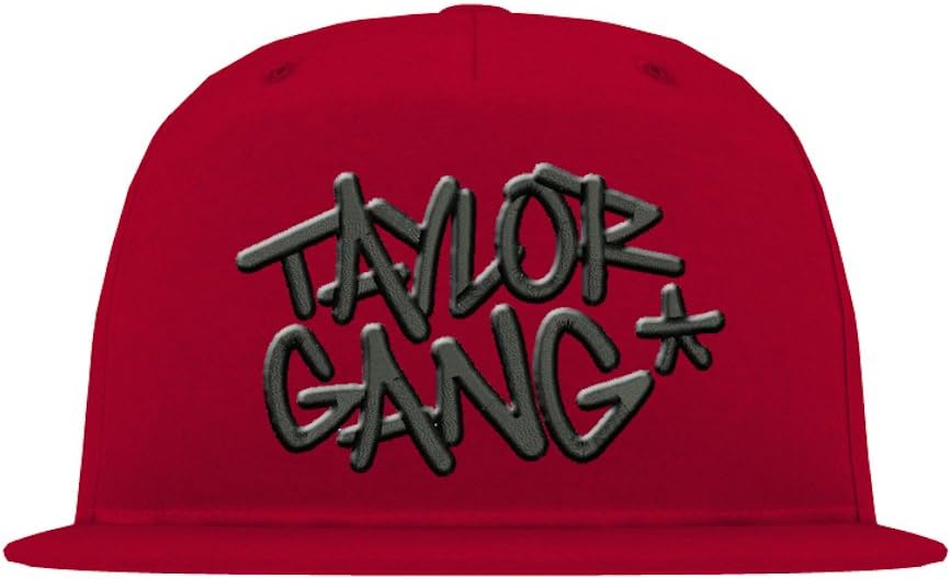 TRVPPY 5-Panel Flat-Peak Snapback Cap Model Taylor Gang Wiz Khalifa, in