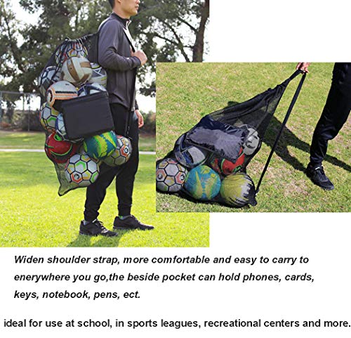 image for IPENNY Extra Large Waterproof Mesh Equipment Duffel Bag with Beside Po