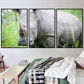 signwin 3 Piece Framed Canvas Wall Art Stomping...