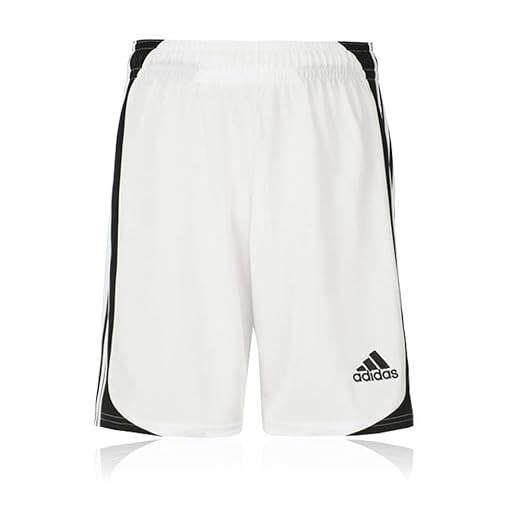 white adidas football shorts