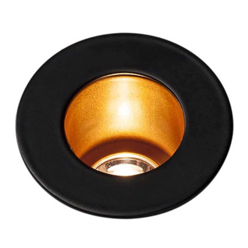SLV Recessed Ceiling Light Horn MINI/LED spot, floodlight, Ceiling Spotlight, recessed Light, Indoor Lighting / 2900K 70lm Gold 12 Degrees