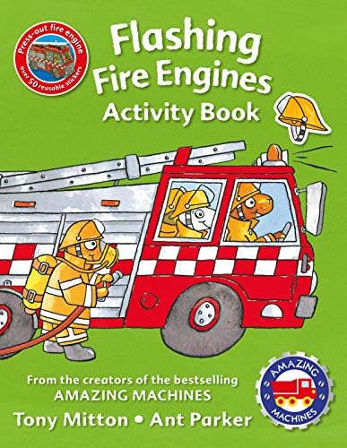 Amazing Machines Flashing Fire Engines Activity Book Paperback โ May 17, 2016