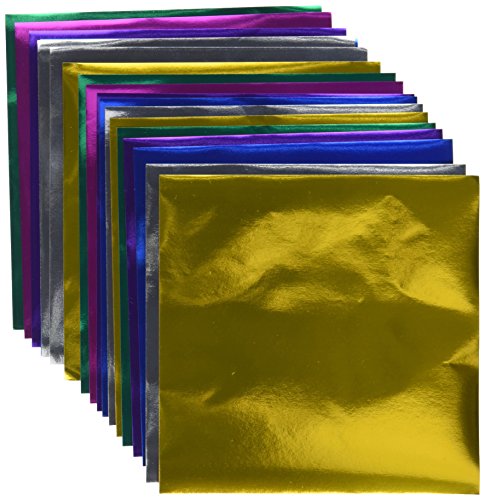 Aitoh DS-2 Double-Sided Foil Origami Paper, 5.875-Inch by 5.875-Inch, 18-Pack