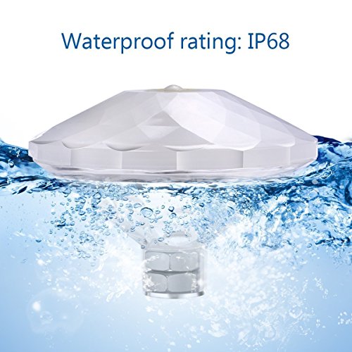 swimming pool lights Underwater Light Show,Changing Bath Light Toys for Kids(7 Lighting Modes), Waterproof Lightning Bulb Lamp Bath Toy, Colorful Floating Lights for Party Pond Spa Disco Bathtub