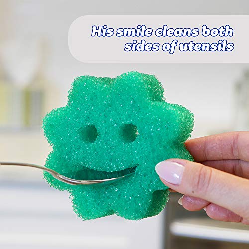 Scrub Daddy Sponge Set Power Flower Non Scratch Scrubber for Dishes