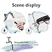 Nose Hair Trimmer Waterproof Stainless Steel Rotation Blade Extra Blade Attached Battery Operated