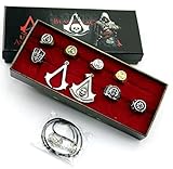 Assassin's Creed 7 Ring & 2 Pendant finest collection sets series (9 set/box)