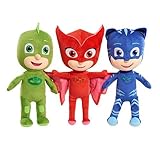 KIDS PLUSH PJ Masks Catboy Owlette Gekko Plush Doll Stuffed Animal Toy Gift SET Kids 12