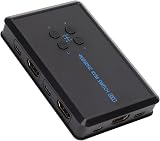 Zunate 4K KVM Switch HDMI 2.0 USB 2.0 PC Hub for Mouse Keyboard Printer view 3